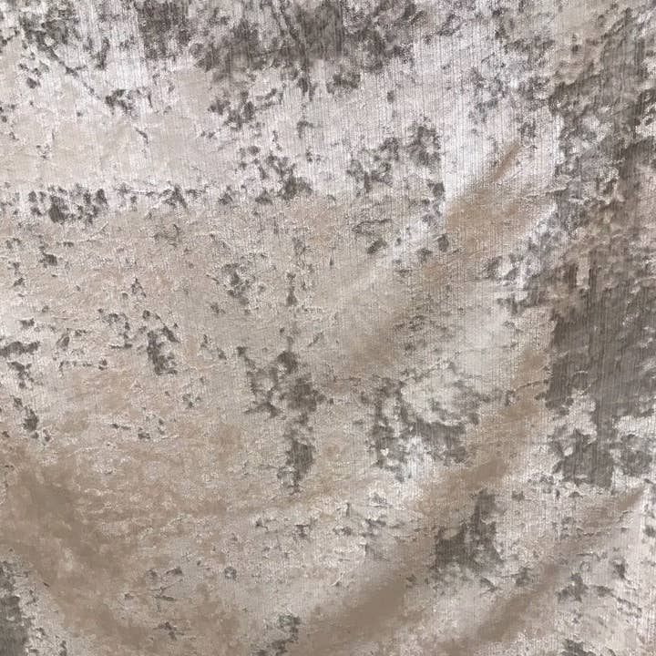 Fancy Styles Fabric - Wholesale Fabric - SWATCH- Designer Italian Crushed Velvet Chenille Upholstery Fabric - Silver Gray10