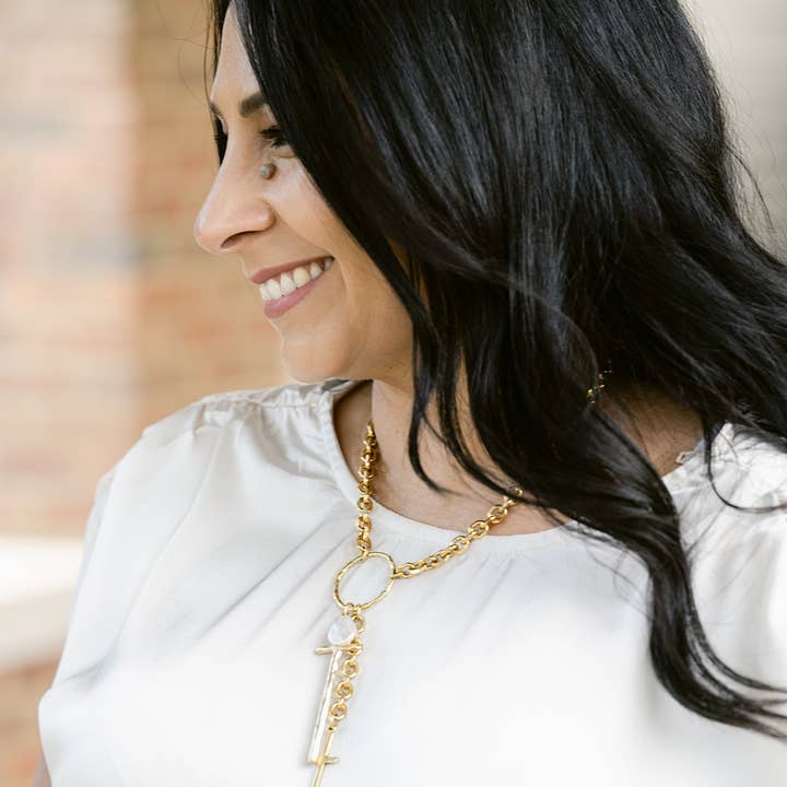 Grace Girl Beads - Wholesale Pendant/Charm Necklace - Goodness and Mercy Cross Necklace3