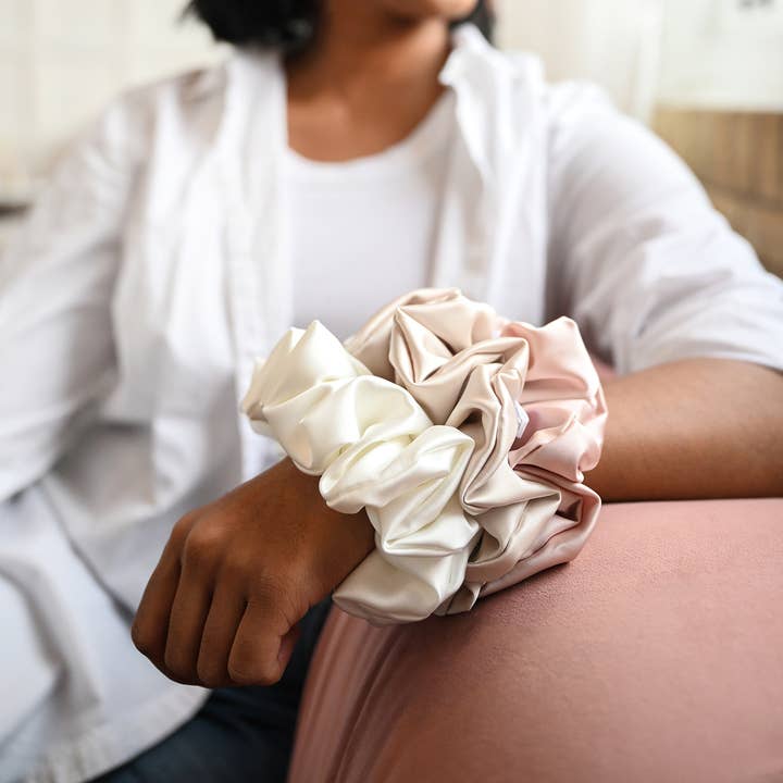 Flirty Pineapple - Wholesale Scrunchie - Women's - Satin Hair Scrunchies - Soft, Protective Hair Tie11