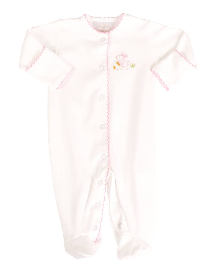 The Yellow Lamb – wholesale Nattdräkt – Baby – Kaninfotade pyjamas - Rosa