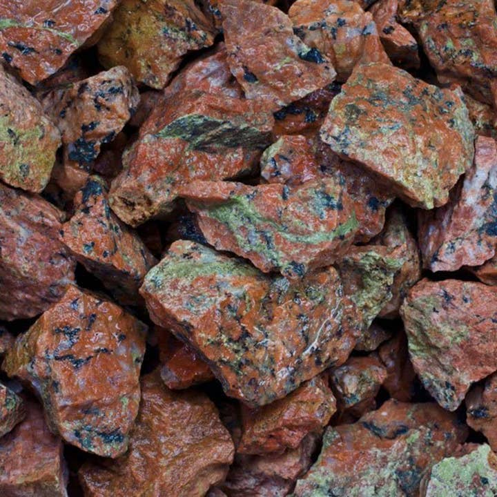Fantasia Mining - Wholesale Spiritual Stone/Crystal - Rough Epidote in Matrix Crystals - Raw Natural Stones (1 lb)