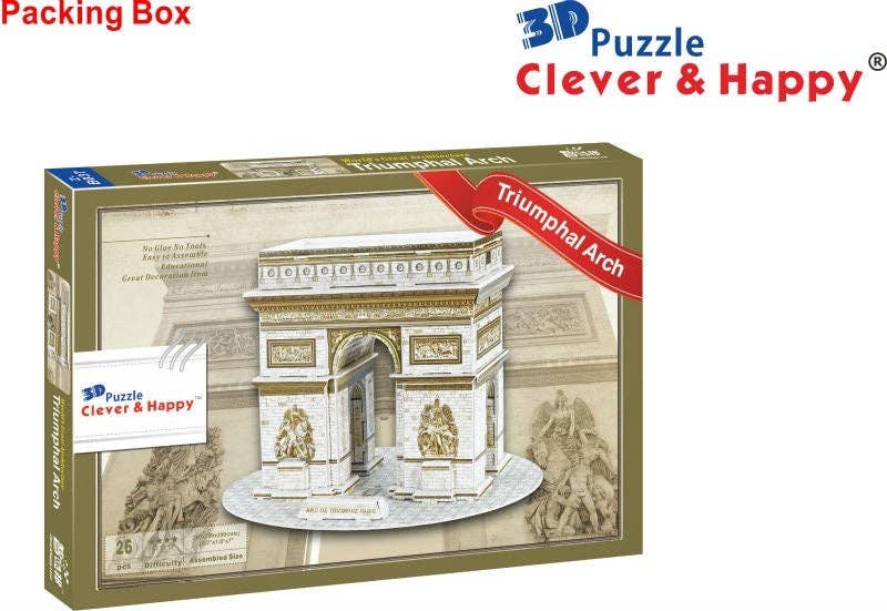 AZ Trading & Import (Toys, RC Toys & More) - Wholesale Puzzle - Kids - Triumphal Arch 3D Puzzle, 26 Pieces2