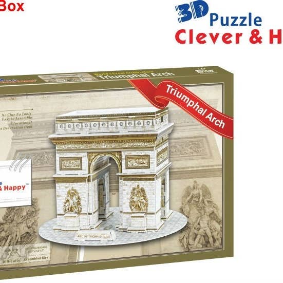AZ Trading & Import (Toys, RC Toys & More) - Wholesale Puzzle - Kids - Triumphal Arch 3D Puzzle, 26 Pieces2