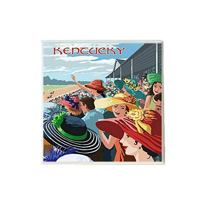 Derby Vintage annonce hatte Coaster for engroshandel hos Layne Wilson