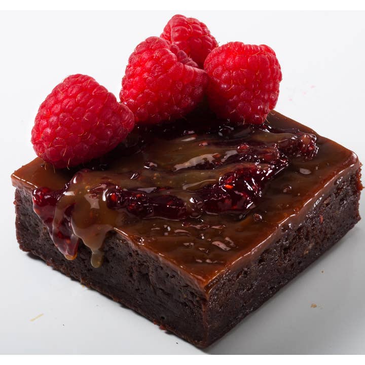 Brownie Points Inc. - Wholesale Brownie - Raspberry Caramel Fudge Brownie Bites