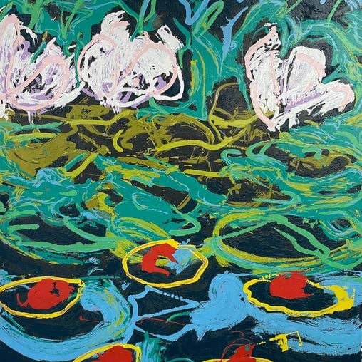 Water Lilies | Mario Schifano for wholesale by Arte Focus