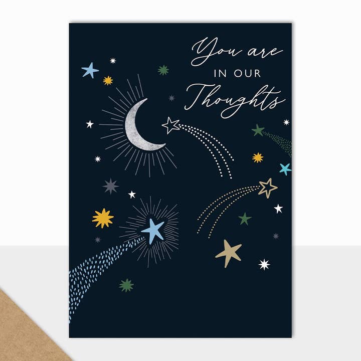 Eden - You Are In our Thoughts (Moon & Stars) for wholesale by Laura Darrington Design Ltd