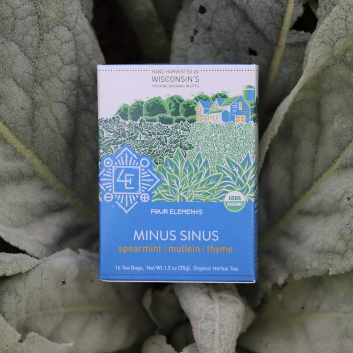 Minus Sinus Tea - 16 Teabags for wholesale by Four Elements Organic Herbals