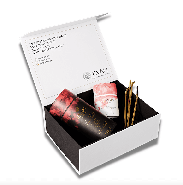 EVAH Foods - Wholesale Gift Box - ACCESSORIES | 3x Carton gift box with logo3