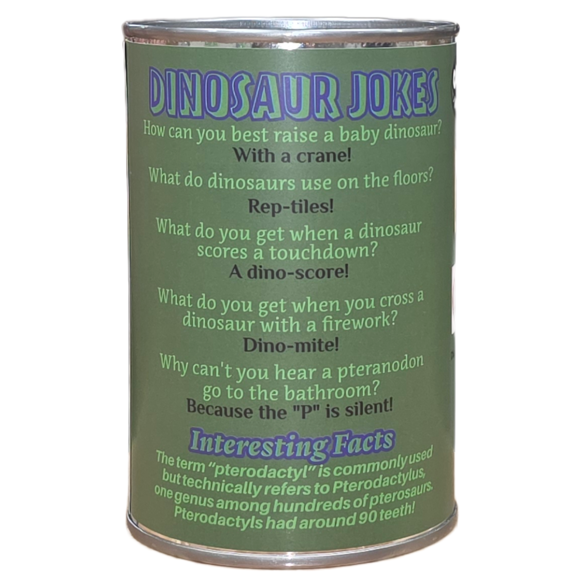 Canned Gifts - Wholesale Stuffed/Plush Toy - Kids & Baby - Petra the Canned Pterodactyl Dinosaur - Stuffed Animal Plush2