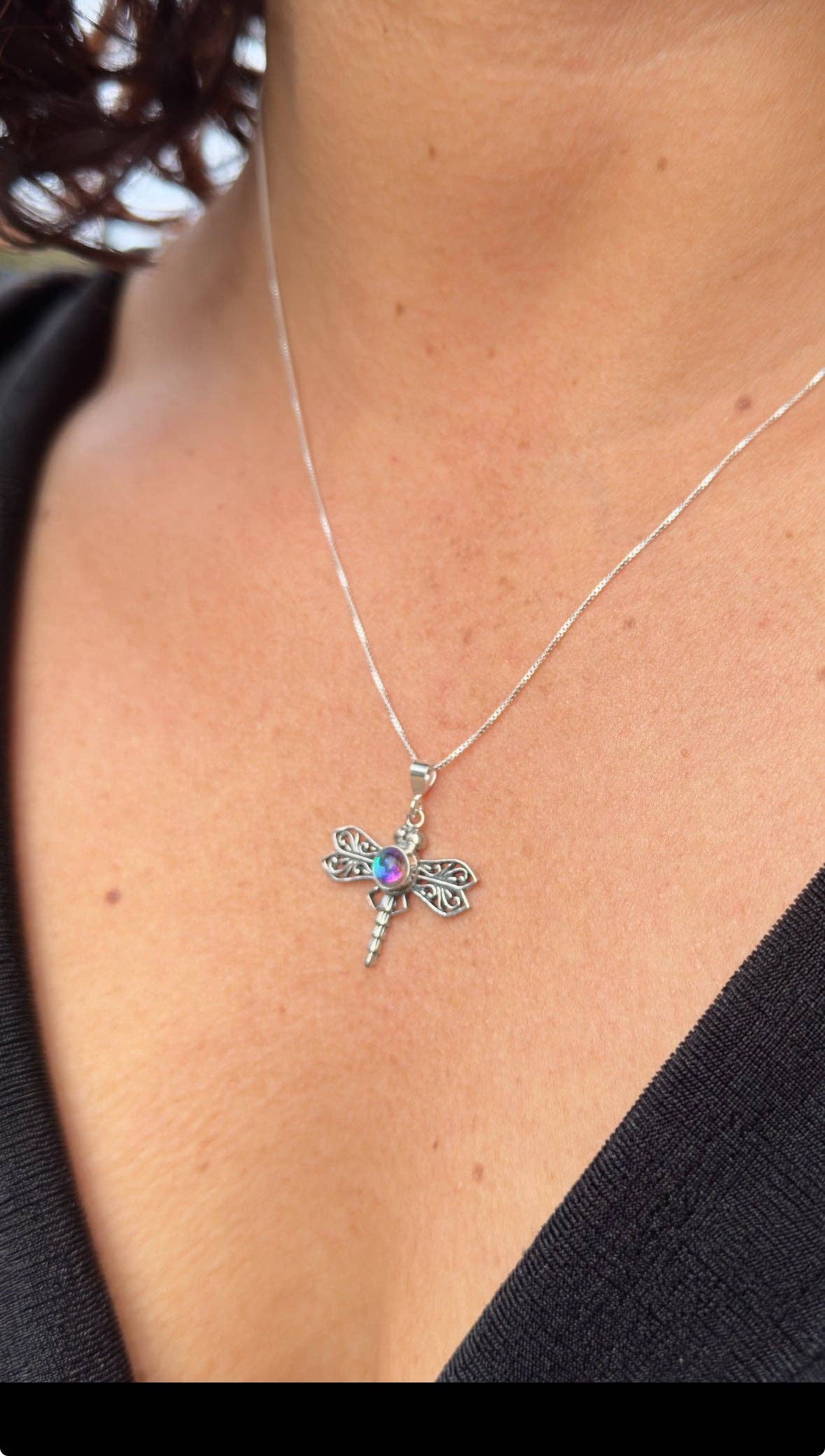LeightWorks - Wholesale Pendant/Charm Necklace - Small Dragonfly Pendant1