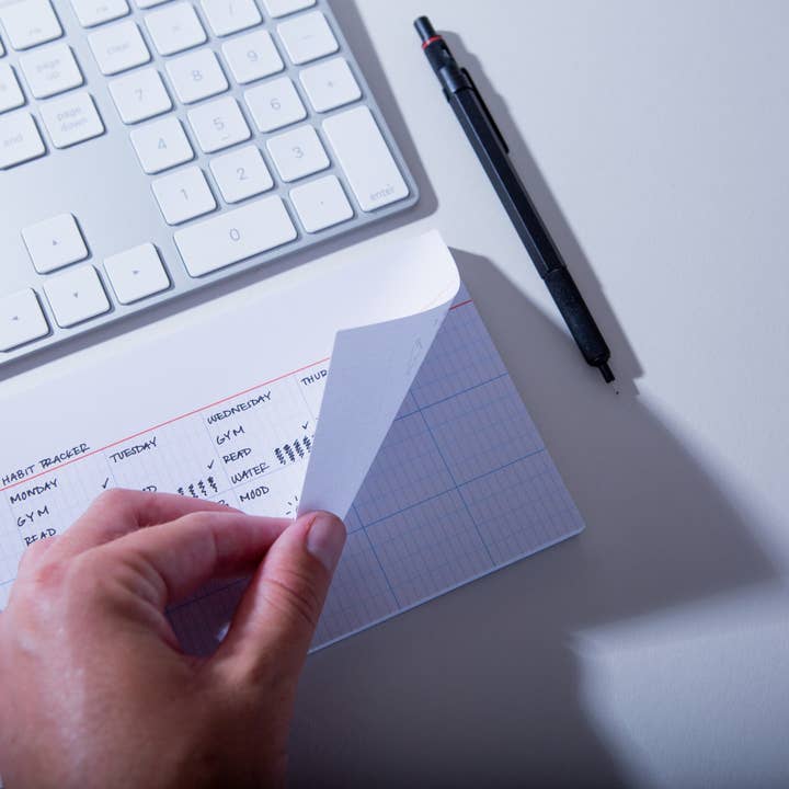 Case Study - Wholesale Notepad - Keyboard Grid Notepad – Desk Pad for Daily Tasks & Planning6