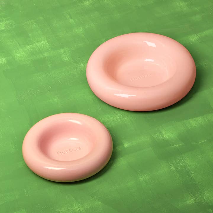 HotDog Pets - Wholesale Pet Bowl - Cat/Dog - Pink ceramic dog feeder6