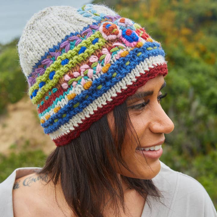 Flower Embroidered Beanie and other Purchase Wholesale embalagens take away. Free Returns & Net 60 Terms on Faire trending on Faire.