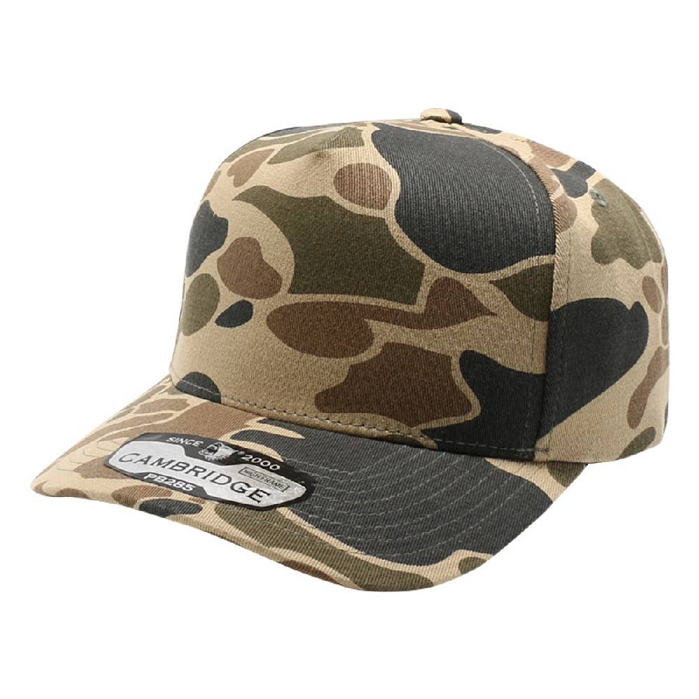 DOBBI - Vendita all'ingrosso Cappellino da baseball - Unisex - Cornice alta Old School Camo a cinque pannelli6