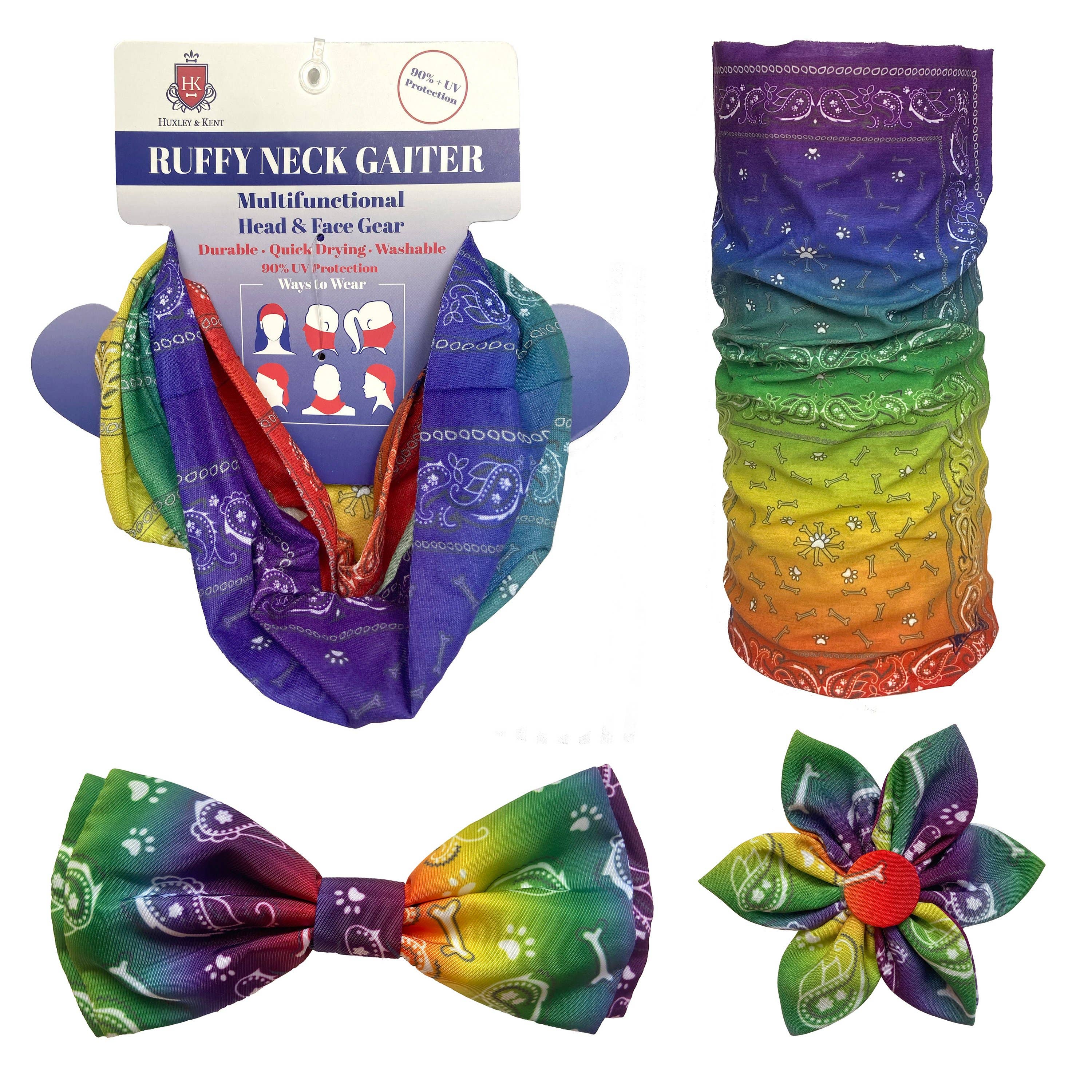 Huxley & Kent - Wholesale Pet Bow Tie - Cat/Dog - Bone-Dana Multi Bow Tie3