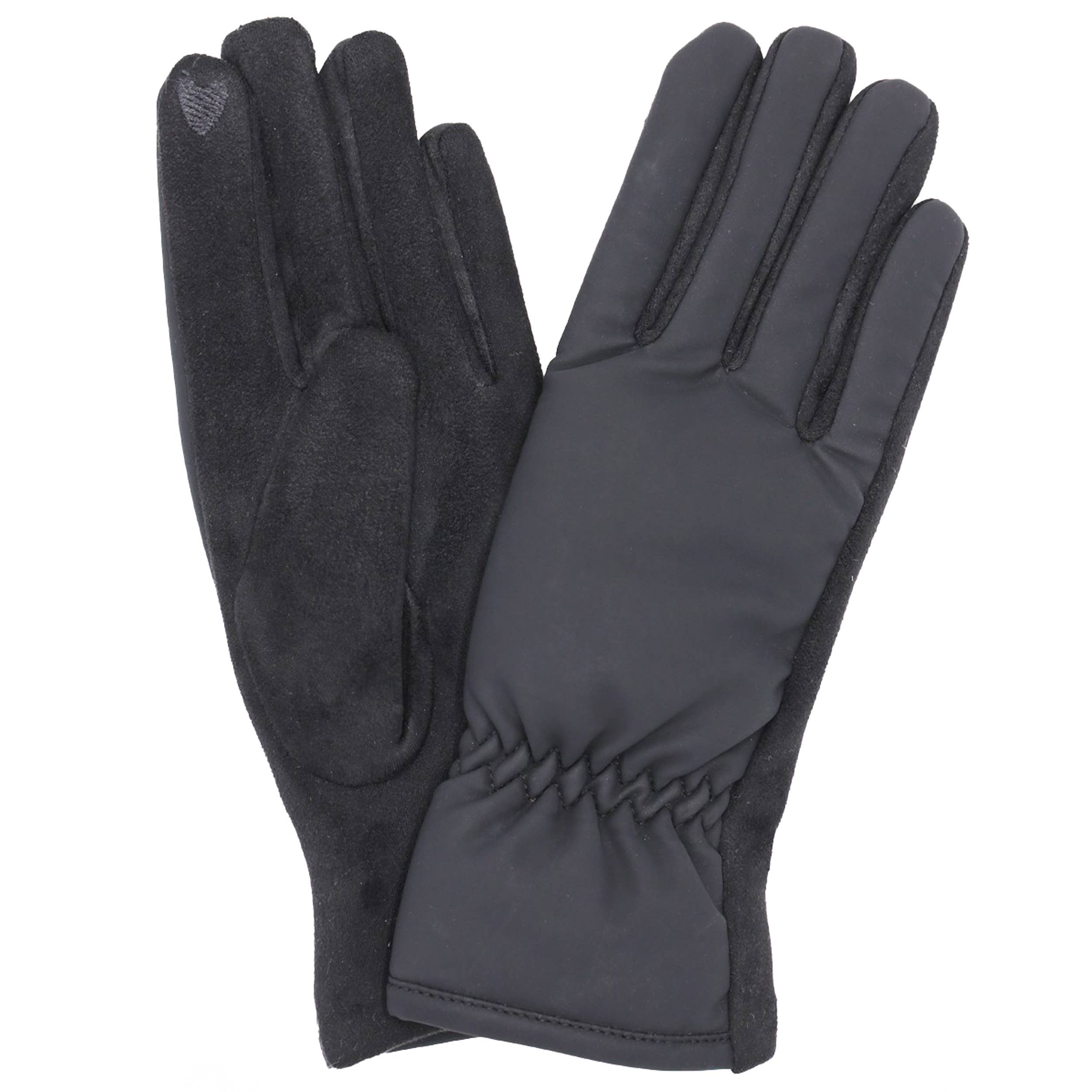 Hana - Wholesale Gloves - Women's - Shirred Wrist Smart Touch Winter Gloves3
