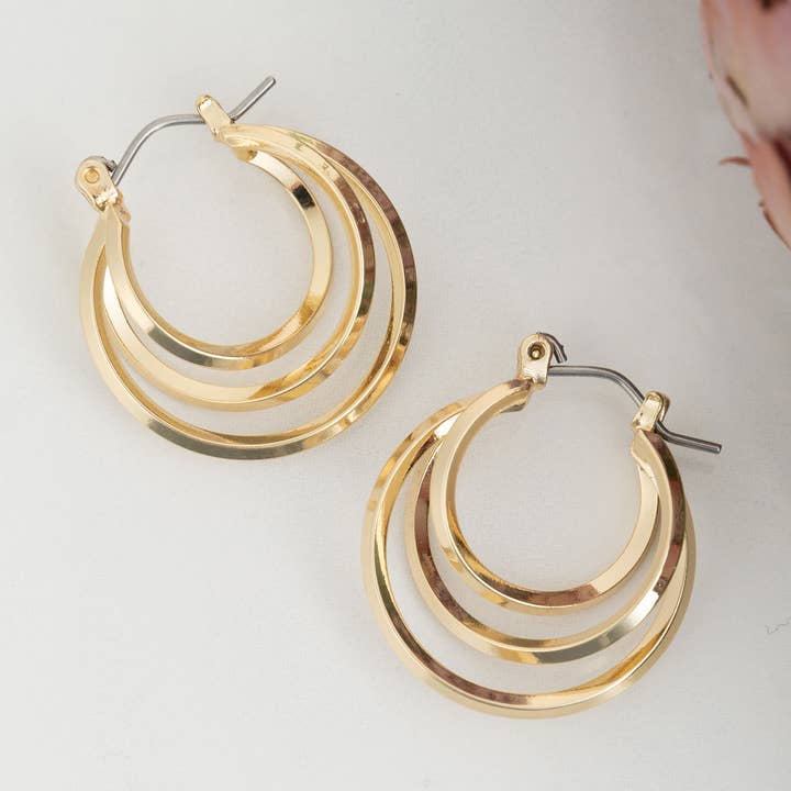 Classic Multi-Hoop Nickel-Free Hoop Earrings for wholesale by Howard's