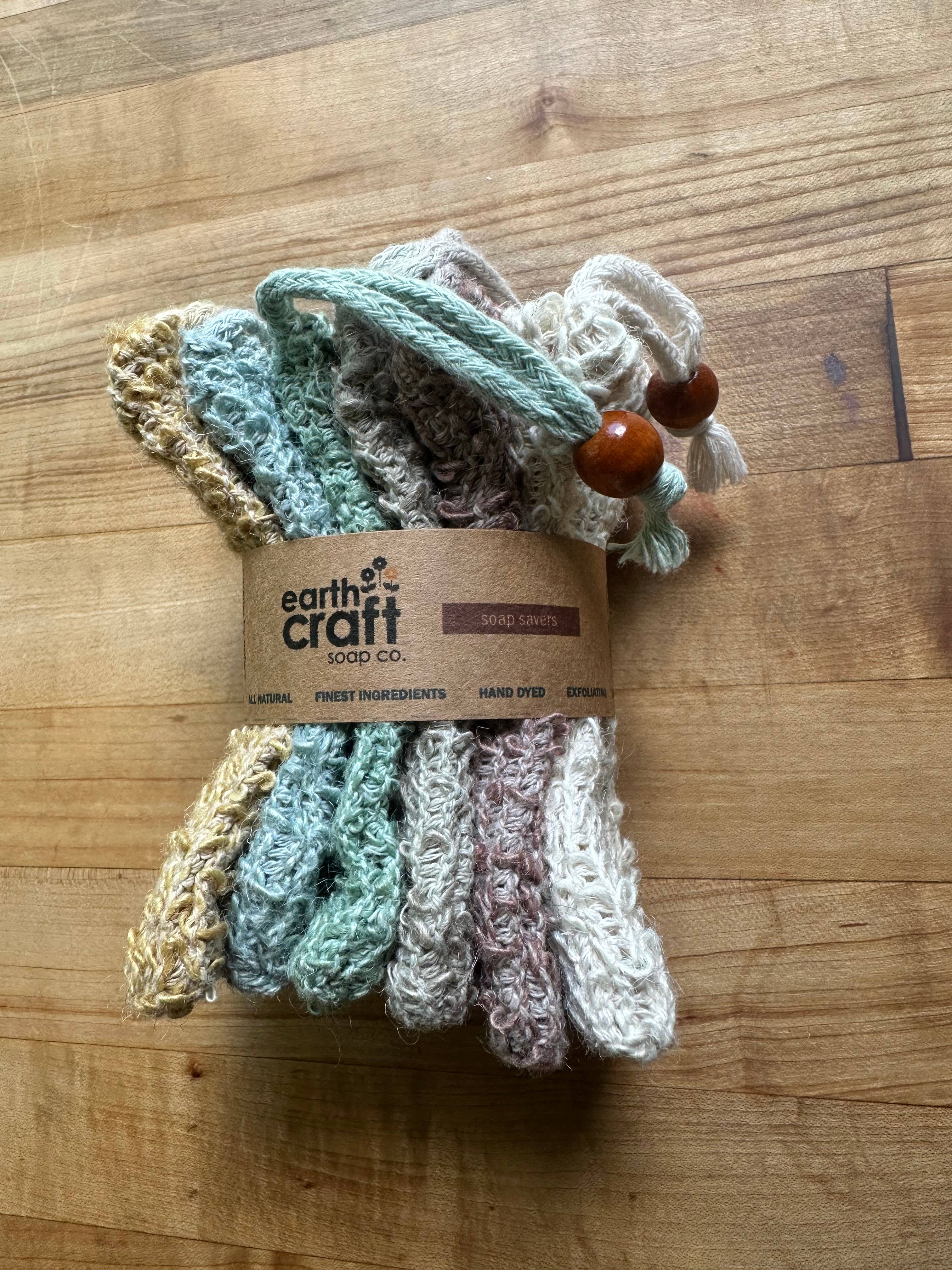 Earthcraft Soap Co - Wholesale Soap Pouch/Sack/Bag - Soap Saver Bags - Earthtone Set of 64