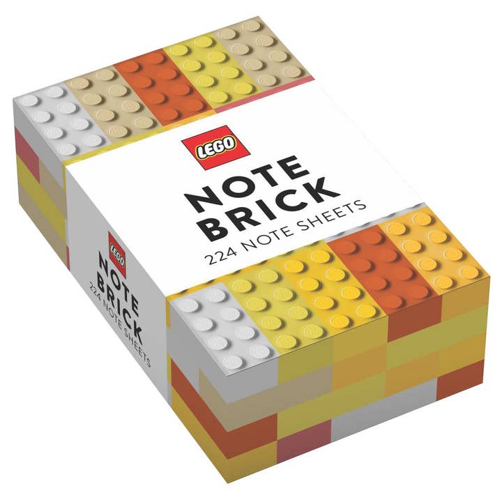LEGO® Note Brick (Yellow-Orange) (Notepad/Sticky Notes) for wholesale by Abrams & Chronicle Books