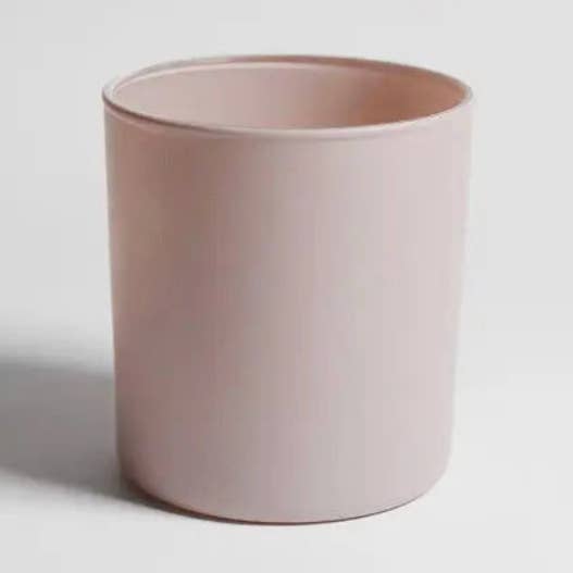 8oz Matte Blush Candle Jar for wholesale by Hive and Honey Candle Supply