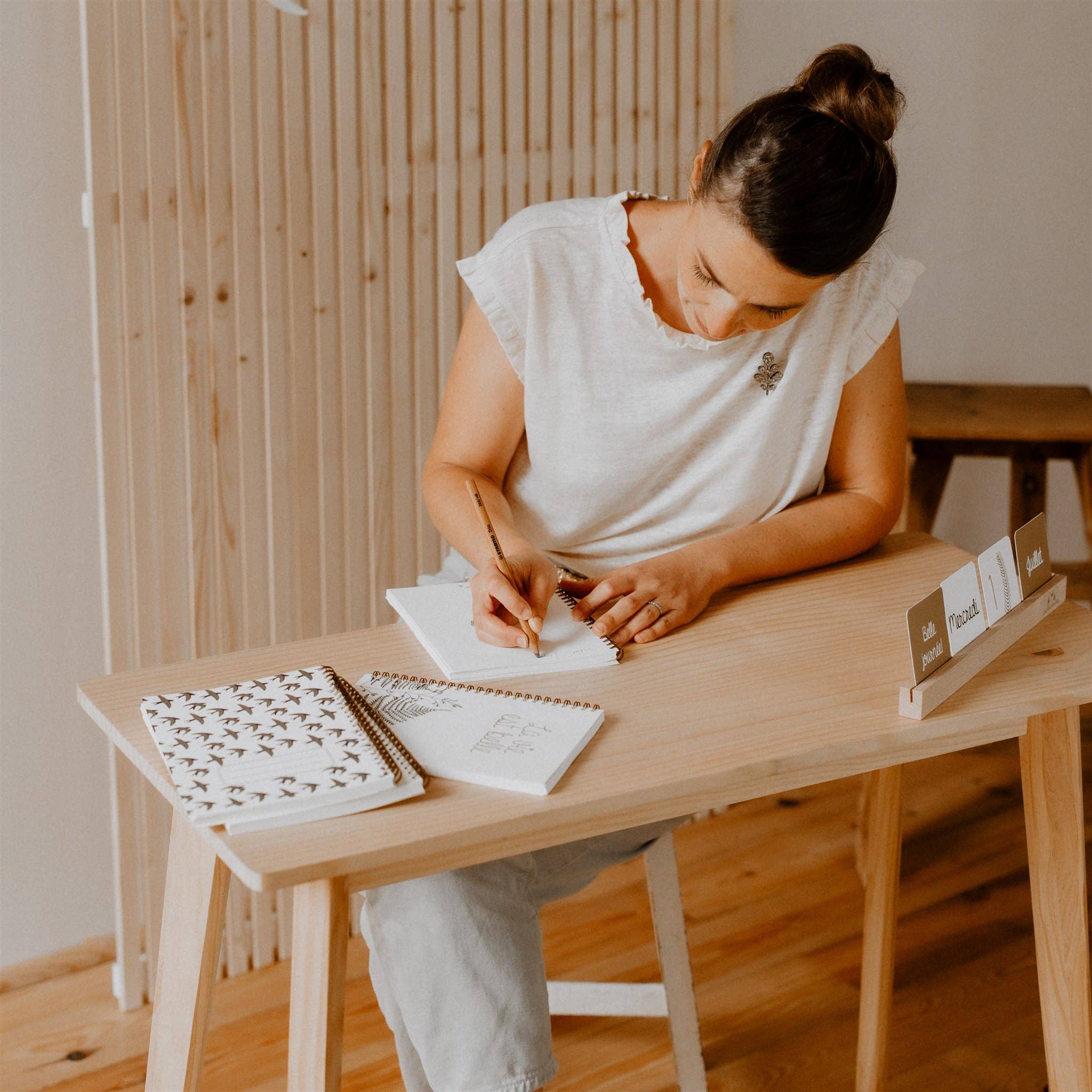 Les Petites Hirondelles - Wholesale Notebook - Spiral notebook - Life is beautiful6