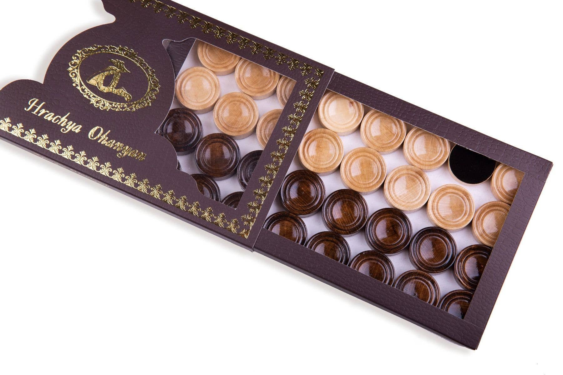 Hrachya Ohanyan - Wholesale Board Game - Hand Made Backgammon Ornamental classic 24"x 12" x 2"5