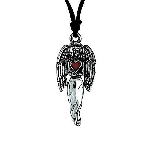 Guardian Angel Pewter Necklace 1 - (USA-DDP) for wholesale by Myth & Magik - Silver Jewellery Cavern Wholesale