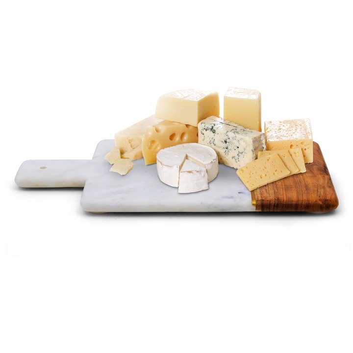 LuxeDesigns Co LLC - Venta al por mayor Tablas de quesos - Tabla de madera y mármol para quesos, galletas y embutidos