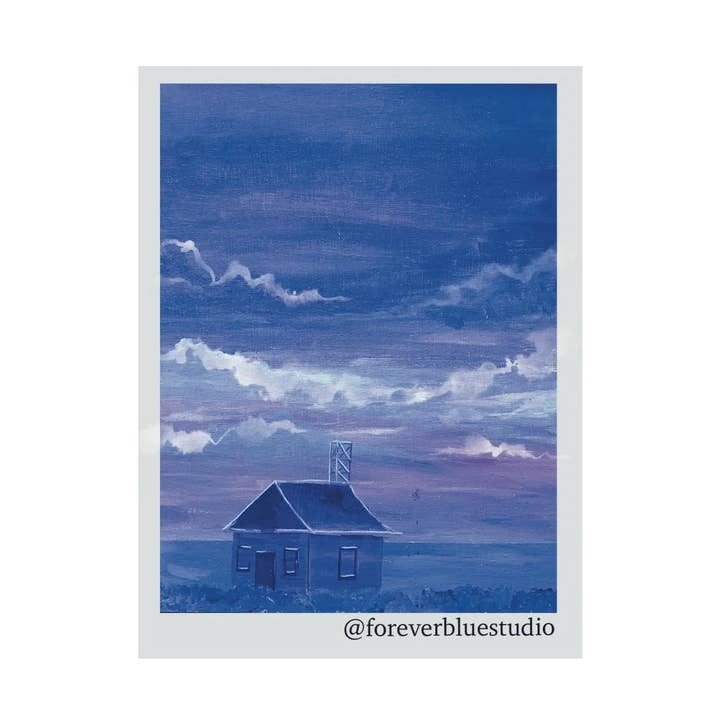 Leuty Lifeguard Station Evening for wholesale by Forever Blue Studio