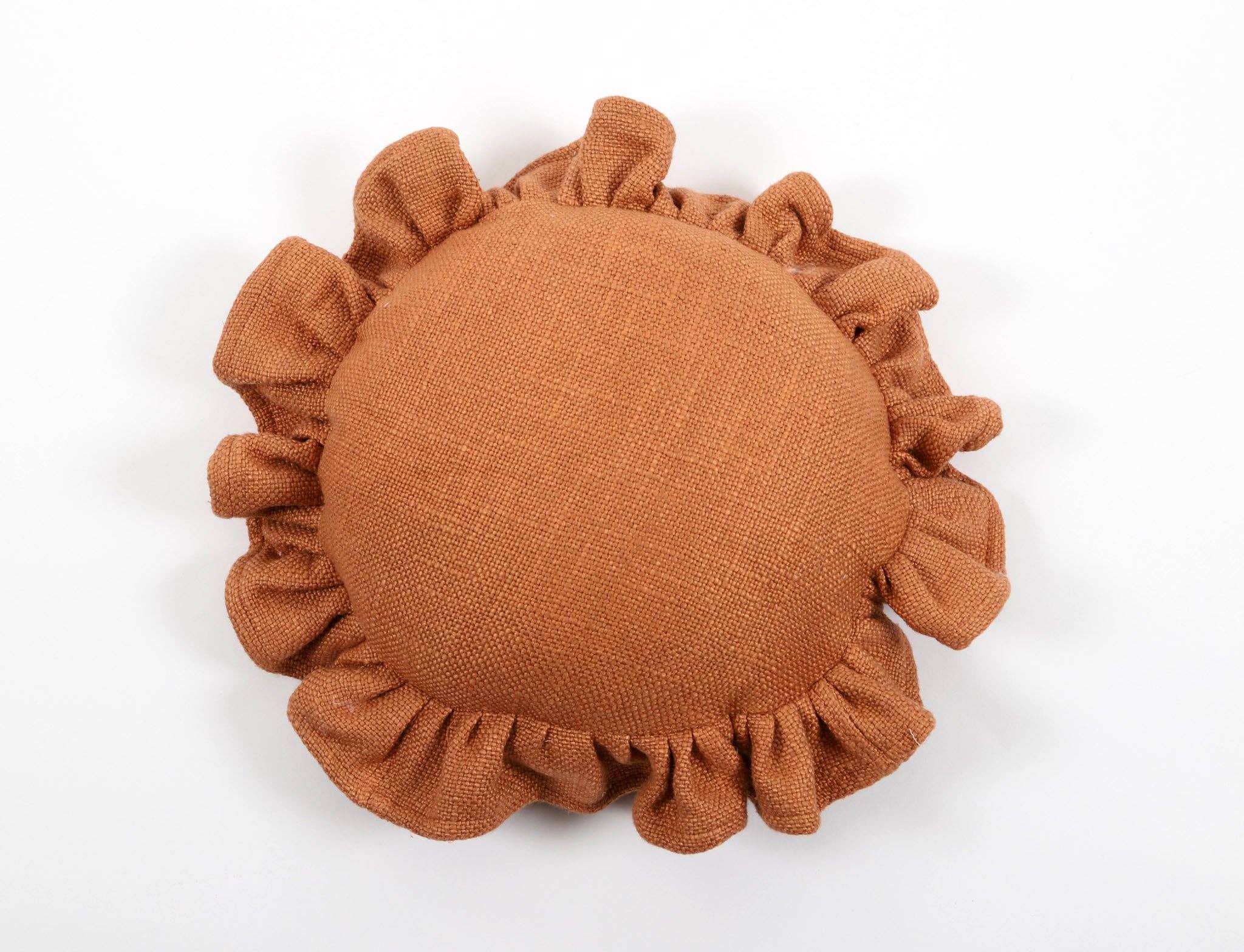 Co.House Designs - Wholesale Lumbar Pillow - Luxe Linen Ruffle Pillow4