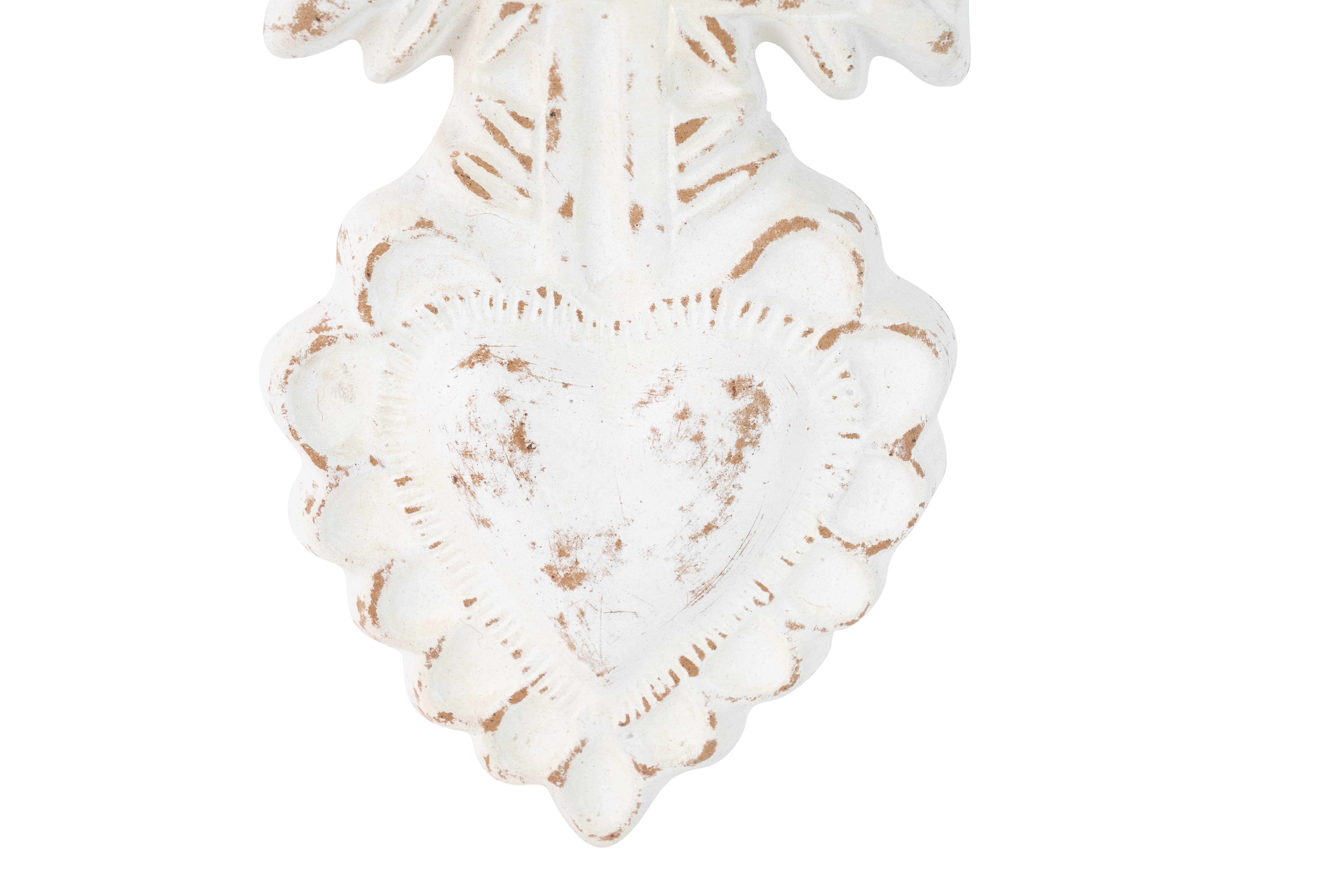 My Amigos Imports – wholesale Wall cross – Corpus Clay Heart with Cross-7.5x13 in-Handmade-3 Colors6