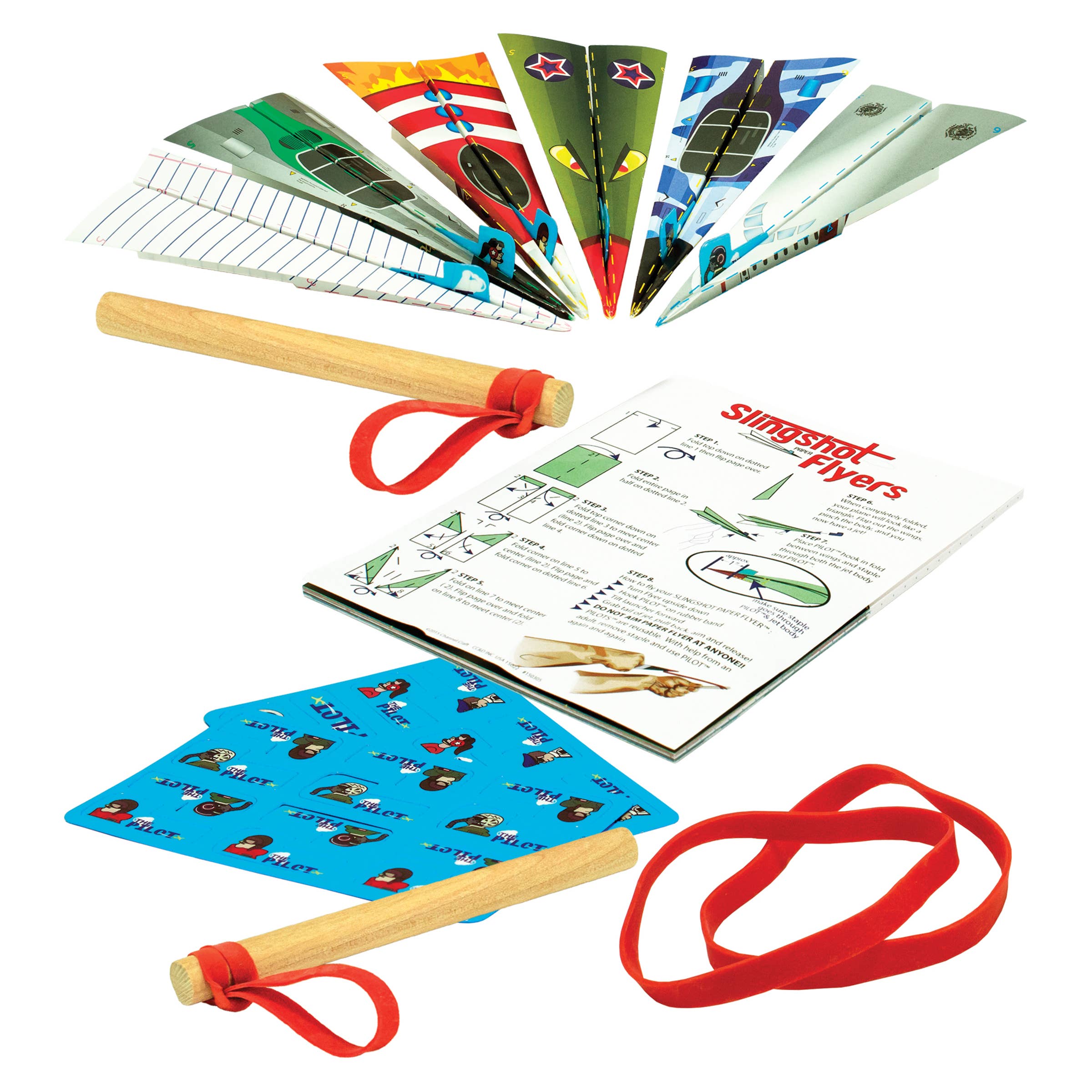 Channel Craft - Wholesale DIY Craft Kit - Kids - Slingshot Paper Flyers Kit1