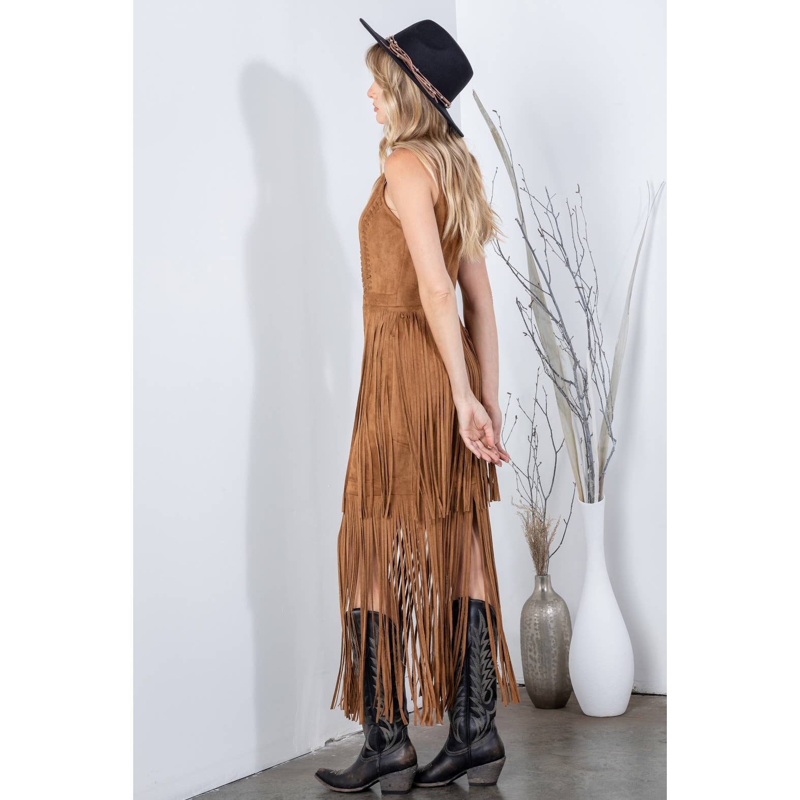 REVEROF – wholesale Klänning - Dam – SÖDRA FRANS MOCKA KLÄNNING25