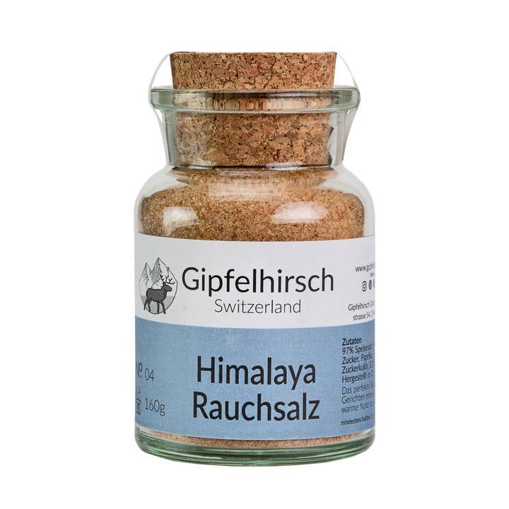 Sel fumé de l'Himalaya pour la vente par Gipfelhirsch
