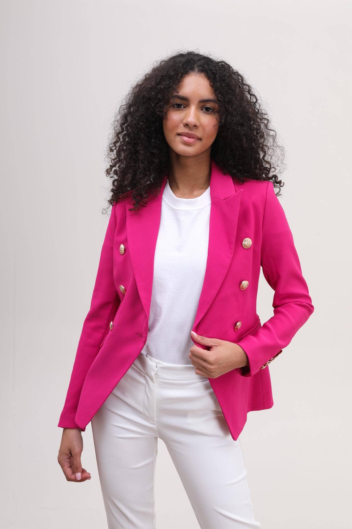 LULUMARY – Engroshandel Jakke - Dame – Dobbeltknapjakke V19532