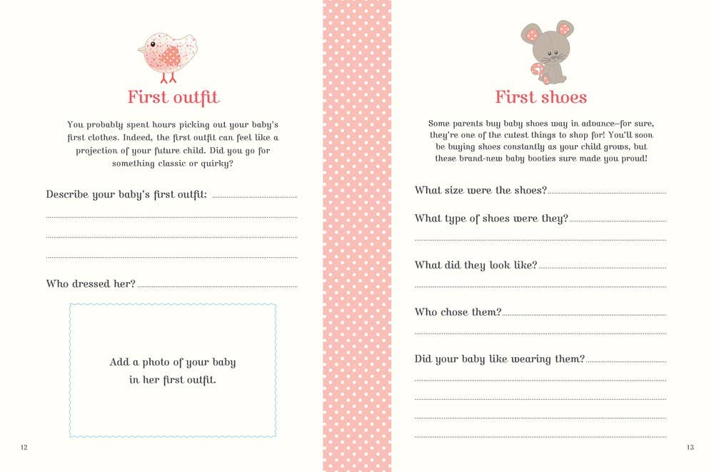 W. W. Norton - Wholesale Journal/Diary - My Book of Firsts with Sophie la girafe®2