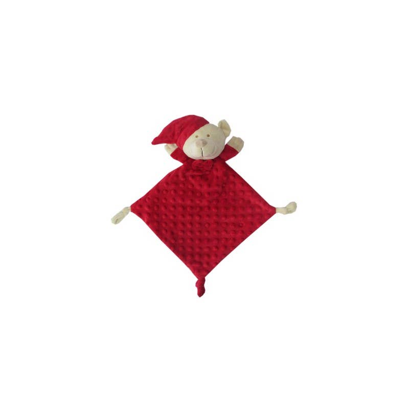 Cotton Socks - Vente Couverture douillette – bébé - REF:4099 Doudou ours en peluche 24 x 24 cm4