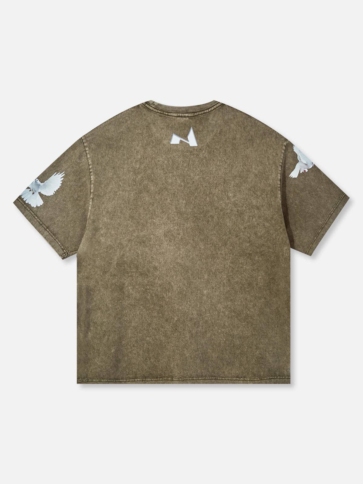 NOISSEY – Engroshandel T-shirt med print - Unisex – HINDRINGER OG FARER© Sort Madonna og Børnefarve Four-farve11