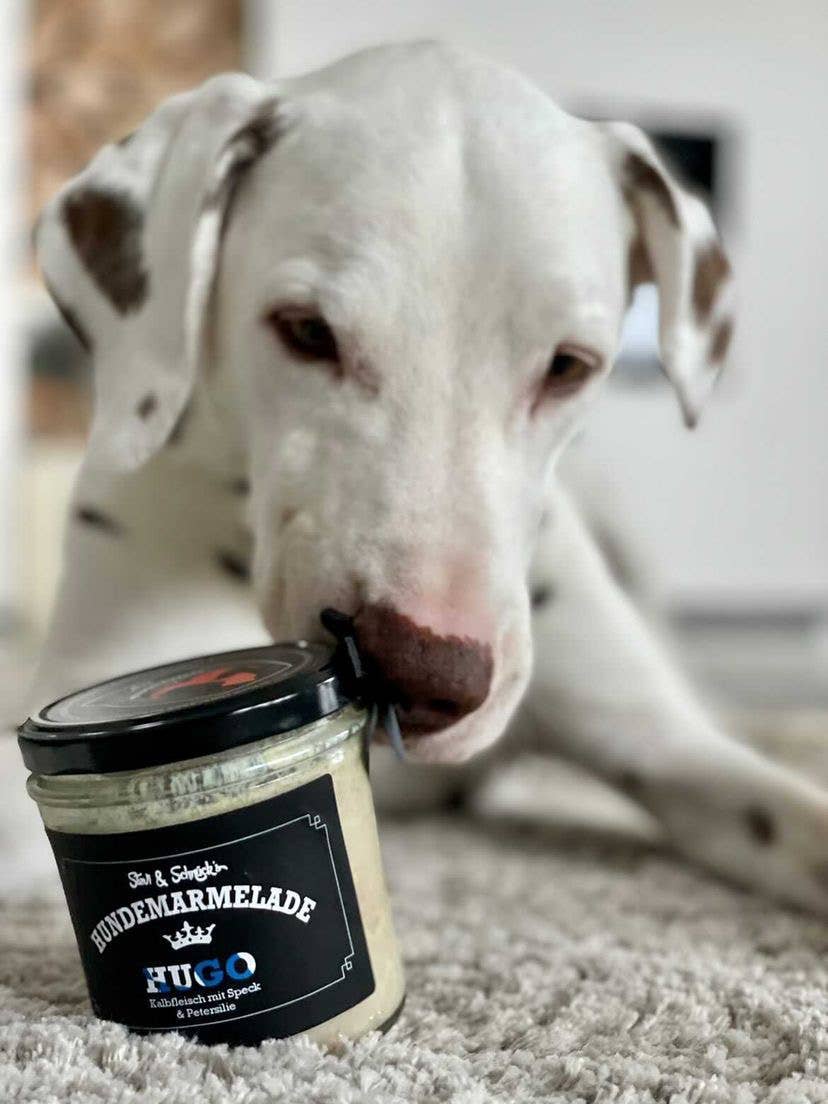 Meister Handelsmarken GmbH - Vente Friandises – chien - Confiture pour chien Weisswurst 275 g en bocal9