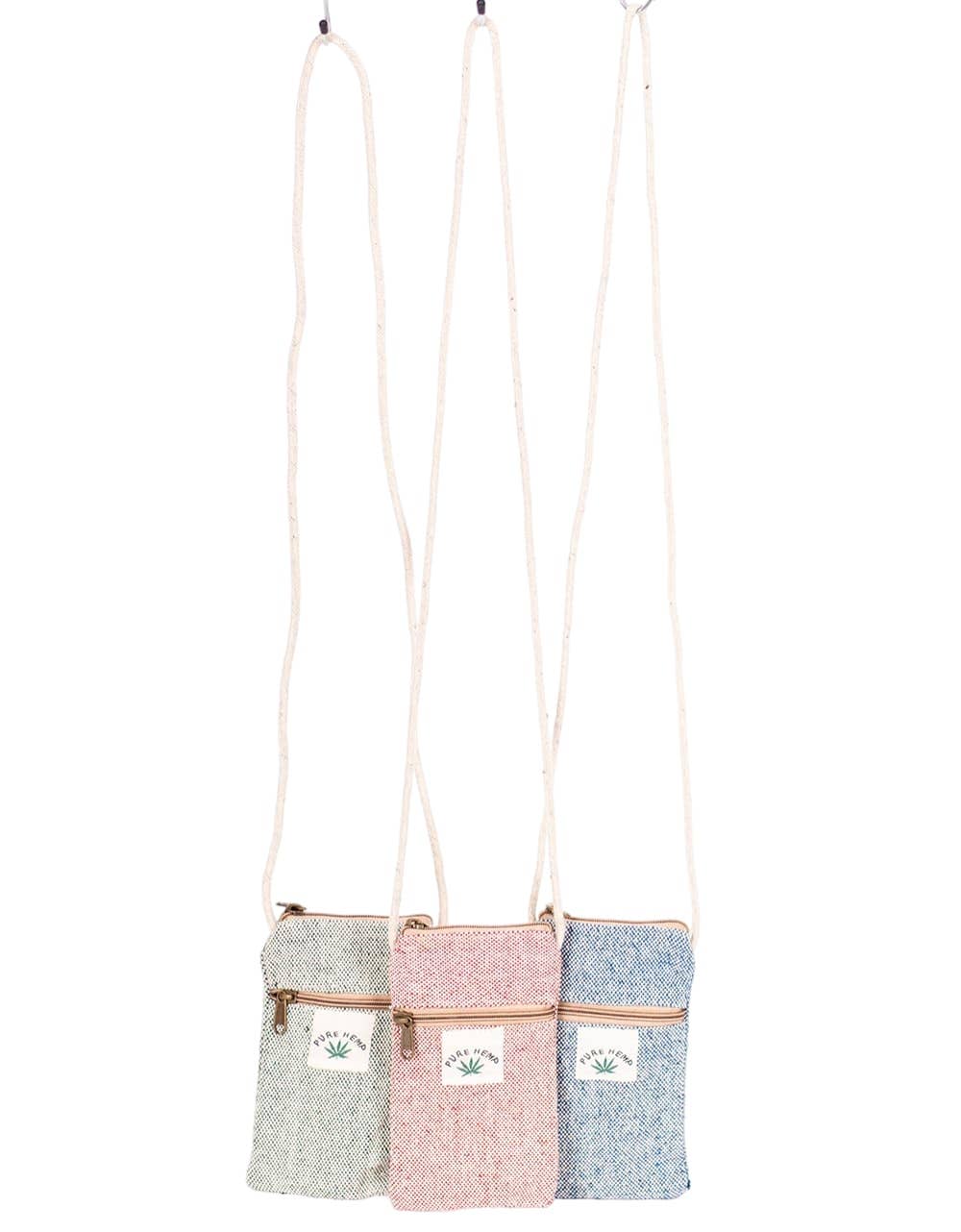 Kimago Look - Wholesale Crossbodytas - Uniseks - Eco-vriendelijke hennep telefoonhoes | Unisex crossbody tas1