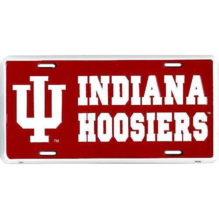 IN Univ Hoosiers - Targhe per la vendita all'ingrosso da parte di Signs 4 Fun