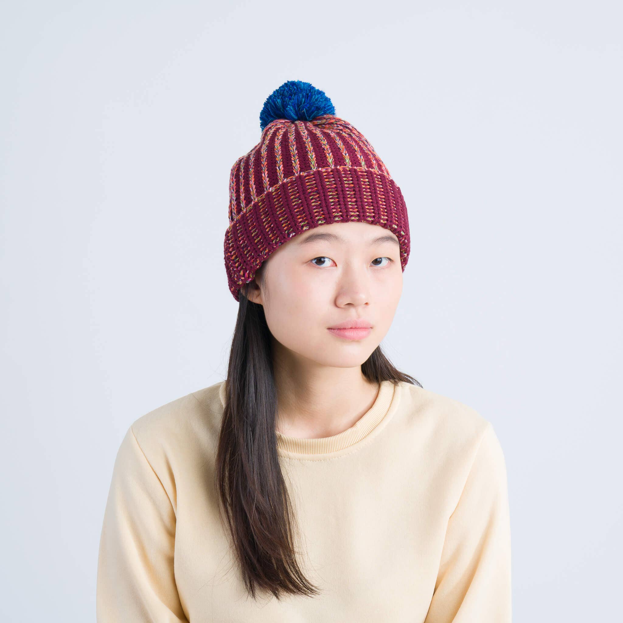 VERLOOP | knits - Wholesale Beanie - Women's - Super Mix Pom Beanie2