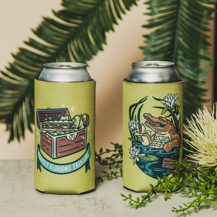 Freehand Goods - Wholesale Drink Huggers & Koozies - Florida's Treasure Tallboy Koozie3