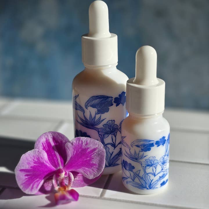 Du Jardin Beauty - Wholesale Facial Serum/Concentrate - Blue Lotus Evening Renewal Serum W Bakuchiol & White Lupin1