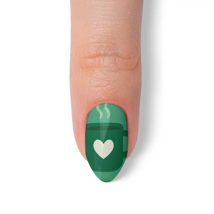 FYNE BODY - Wholesale Press-On/Fake Nails - Evergreen Dazzle Enchantment Press-On Nails13