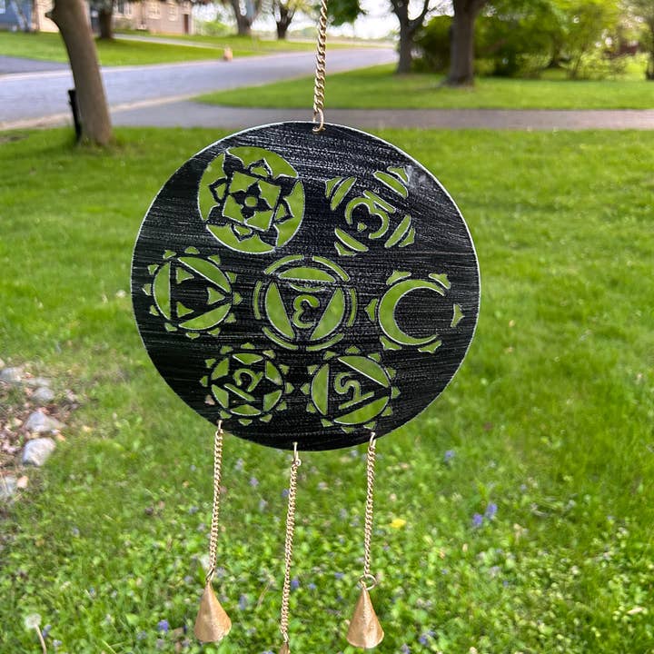 CLOSEOUT Chakra Wind Chime for wholesale by Hopes Unlimited