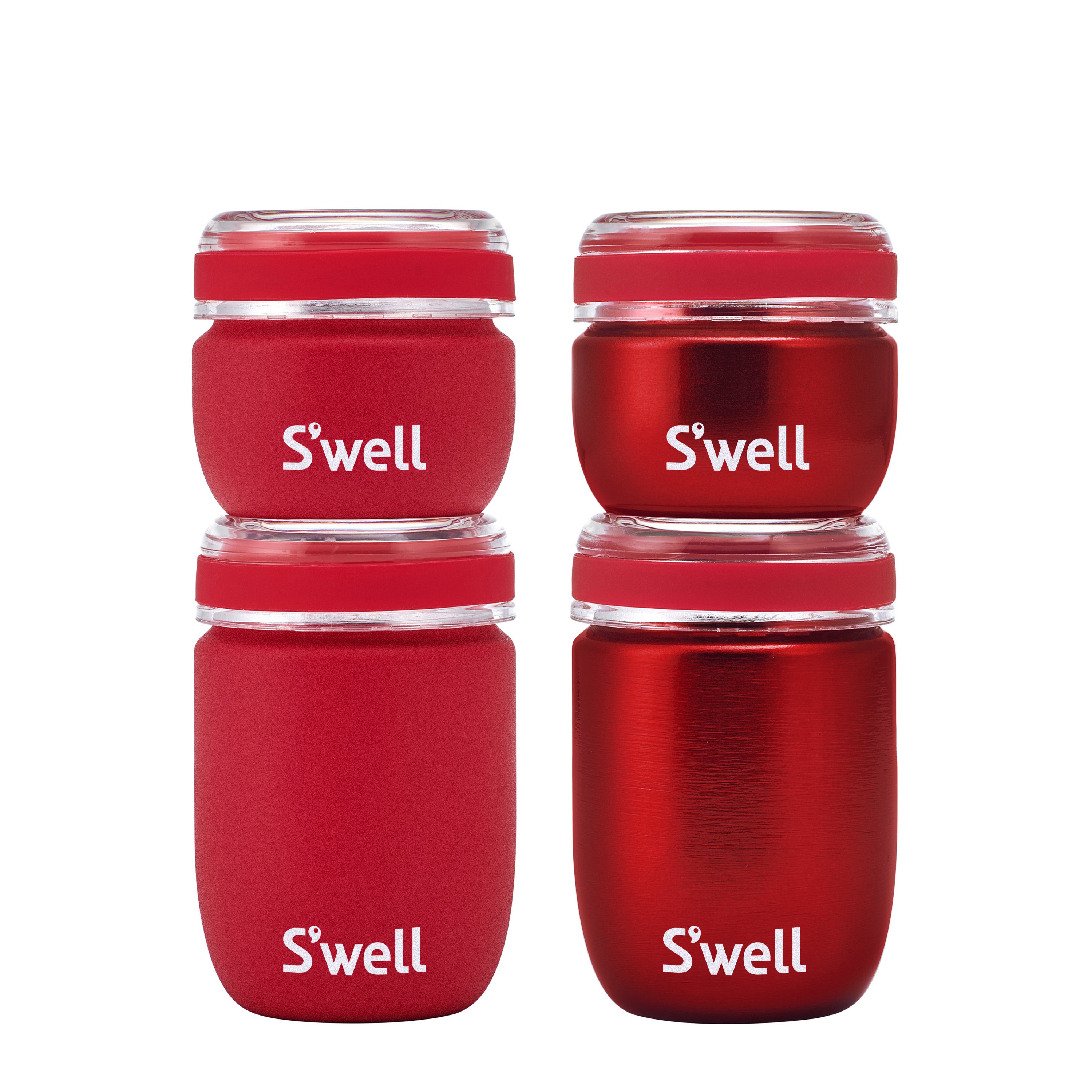 S'well - Wholesale Travel Container - Cherry Shimmer Travel Container Set3