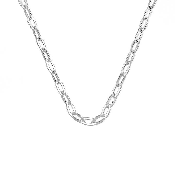 Hammered Max Chain Necklace (CH 2650) for wholesale by Boma Jewelry