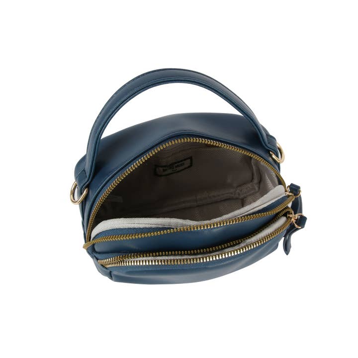 Handbag Factory Corp - Wholesale Crossbody Bag - Women's - Double zip top handle camera crossbody